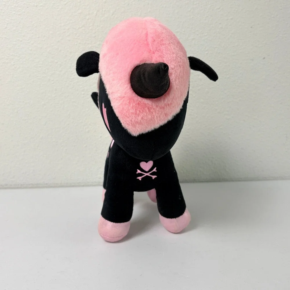 Tokidoki Unicorno DJ Sparkle Plush Stuffed Animal Toy Black Pink Unicorn